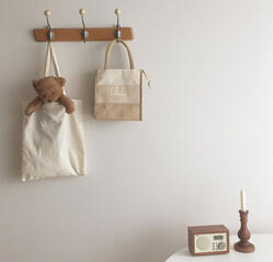 cream aesthetic tote bags