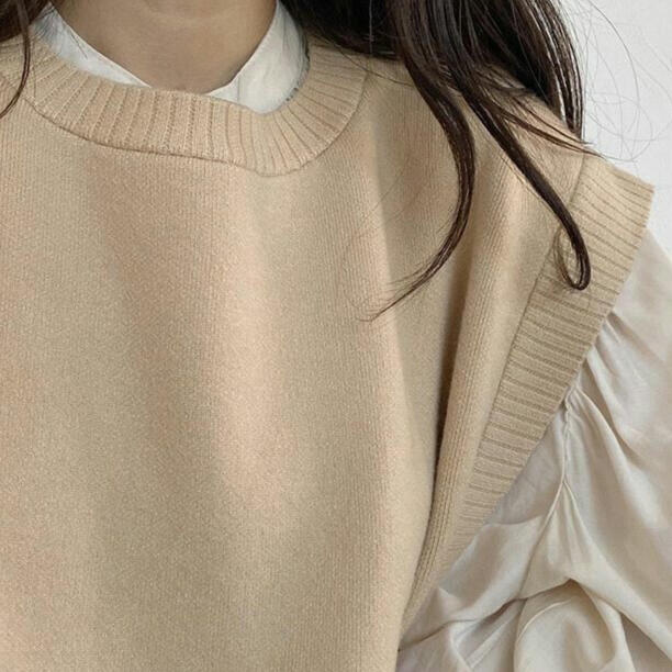 cream aesthetic sweater